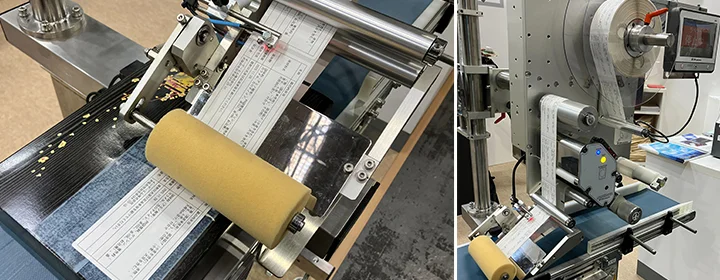 第13回 ファベックス関西2025　ラベル自動貼り展示の様子