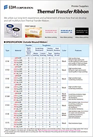 THERMAL TRANSFER RIBBON catalog download