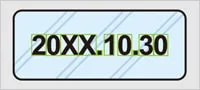 印字の背景に柄がある場合のPCi500の取込画像イメージ