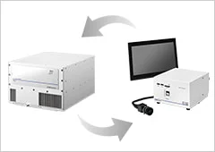 UVレーザーマーカーVL1 印字検査機連動